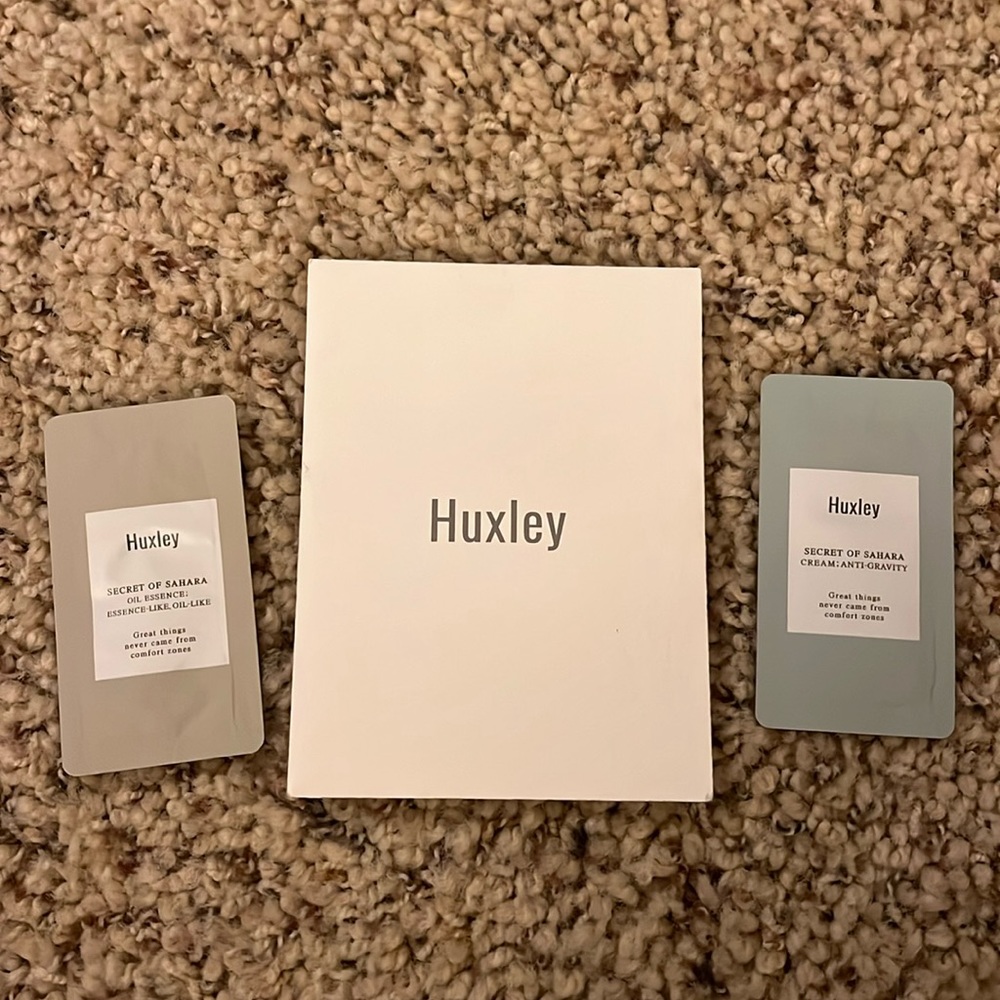 Huxley Secret of Sahara, Anti-Gravity Cream & Oil Essence